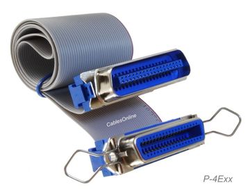 10ft Centronics CN36 Male to Female Flat Ribbon Printer Extension Cable
