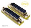 2-Pack DB25 Male to Male Slim Type Gender Changer Coupler Adapter, GC-007-2 2-Pack DB25 Male to Male Slim Type Gender Changer Coupler Adapter, GC-007-2