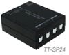 2 input to 4 output Toslink Optical Digital Audio Switcher/Splitter