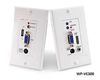 VGA/UXGA w/ Audio Wall Plate Kit, Extend up to 1000ft Over a Single CAT5e/6 VGA/UXGA w/ Audio Wall Plate Kit, Extend up to 1000ft Over a Single CAT5e/6