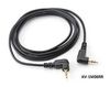 6ft 2.5mm Right-Angle Male to 2.5mm Right-Angle Male Short Audio Cable