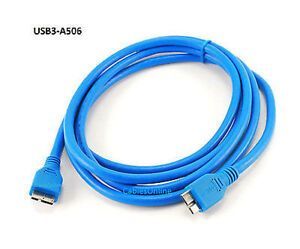 6ft USB 3.0 Super Speed Micro-A to Micro-B Male to Male Cable