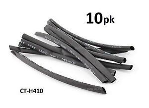 10-PACK of 6inch long 1/4" Heat Shrink Cable Tube/Tubing