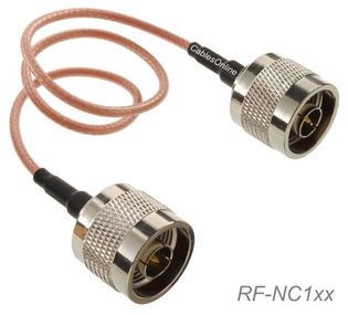 N Male to N Male RG316 Cable