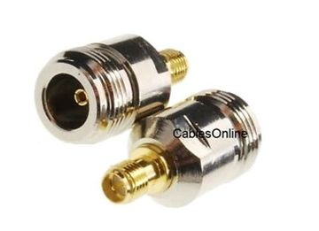 N-Type Female to RP-SMA Reverse Polarity Female RF Adapters