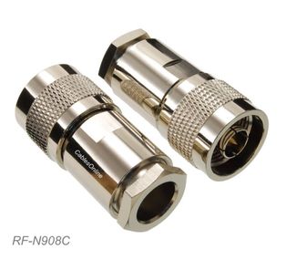 N Male Clamp Type RF Connectors for RG8/RG213/LMR400 Coax Wire