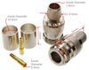 N Female Crimp Type RF Connectors for RG8/RG213/LMR400 Coax Wire N Female Crimp Type RF Connectors for RG8/RG213/LMR400 Coax Wire