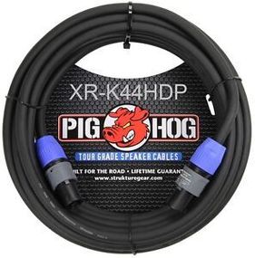 100ft PigHog NEUTRIK SpeakON/SpeakOn 2C/14AWG Pro-Audio Tour Grade Speaker Cable
