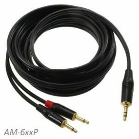Premium 3.5mm Stereo Male to 2x 3.5mm Mono Male BeoLab 4/4PC Audio Cable