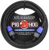 50ft PigHog NEUTRIK SpeakON/SpeakOn 2C/14AWG Pro-Audio Tour Grade Speaker Cable