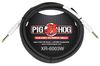 3ft Pig Hog 1/4" Mono Male/Male, 8mm/OD 14AWG Instrument Cable