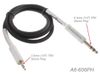 6ft Premium 3.5mm Stereo Male to 1/4" Stereo TRS Male Audio Cable