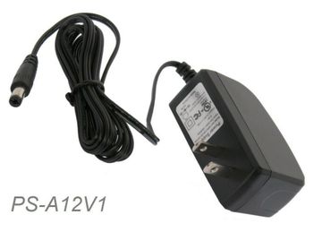 12V/1Amp AC/DC 2.1mm/5.5mm-Plug Power Supply Adapter
