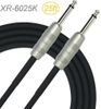 25ft Kirlin 1/4" Mono Straight Male/Male Instrument Cable, OFC Conductor 20AWG