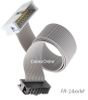 6in 14-Pin (2x7) 2.54mm-Pitch Male/Female 14-wire IDC Flat Ribbon Extension
