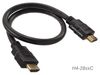 25ft High-Speed HDMI 1.4 with Ethernet Channel, Gold-Plated 28AWG Cable
