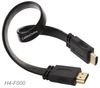 10-inch Flat High-Speed HDMI 1.4 with Ethernet Channel, Gold-Plated Cable 10-inch Flat High-Speed HDMI 1.4 with Ethernet Channel, Gold-Plated Cable