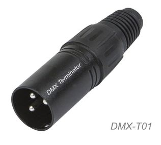 DMX daisy chains XLR 3-Pin Male DMX 120&#937; Terminator