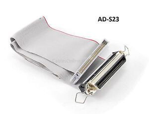 16" SCSI Drive CN50 50Pin F to IDC50 50Pin M Ribbon Cable