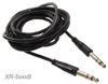 10ft 1/4" (6.3mm) Stereo TRS Male to Male Shielded Instrument Pro Audio Cable