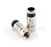 F-Type Male RG6 Black Compression Connector for Coax Cable