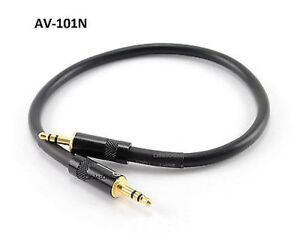 1ft 3.5mm (1/8") Stereo Male to Male Premium Audio Cable