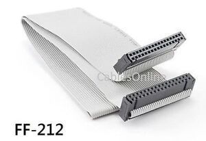 1ft 34-Pin 2.54mm Pitch IDC Female to Female Ribbon Cable