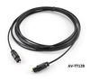 12ft Fiber Optic Toslink to Toslink OD/2.2mm Digital Audio Slim Type Cable