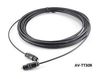 30ft Fiber Optic Toslink to Toslink OD/2.2mm Digital Audio Slim Type Cable