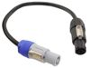 16AWG Lighting Fixture True1 Female to Gray Powercon-Compatible Power Cable