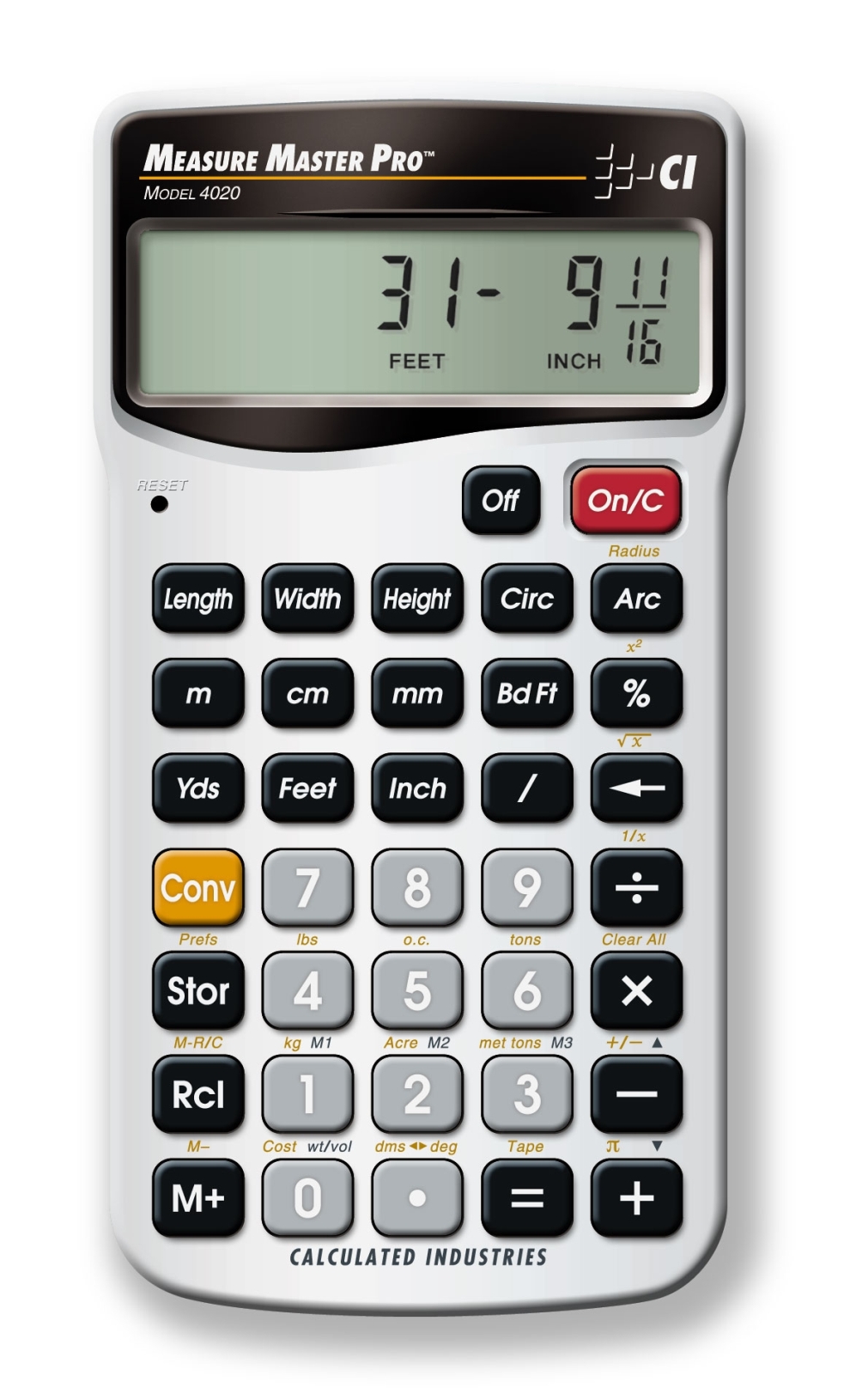 Decimal feet calculator best sale