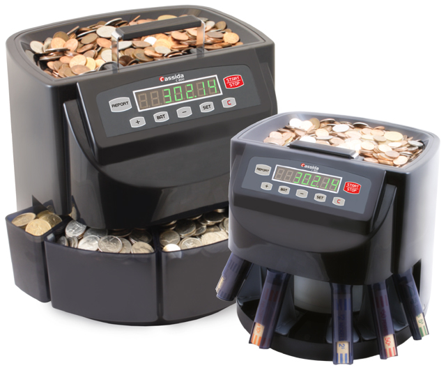 Cassida C200 Coin Counter, Sorter, and Wrapper