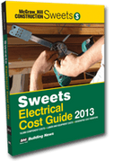 Sweets Electrical Cost Guide 2013 Image - Click to enlarge