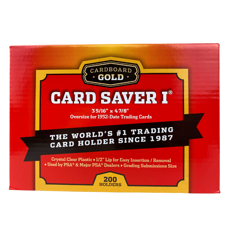 Card Saver 1 - Semi Rigid Card Holder for Graded Card Submittions - 50ct  Pack (1)