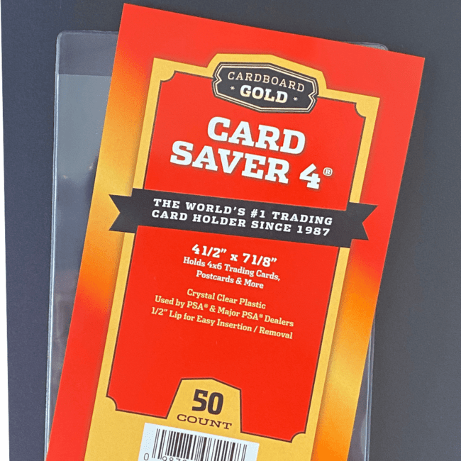 Card Saver 4 Protects large cards postcards, promo cards