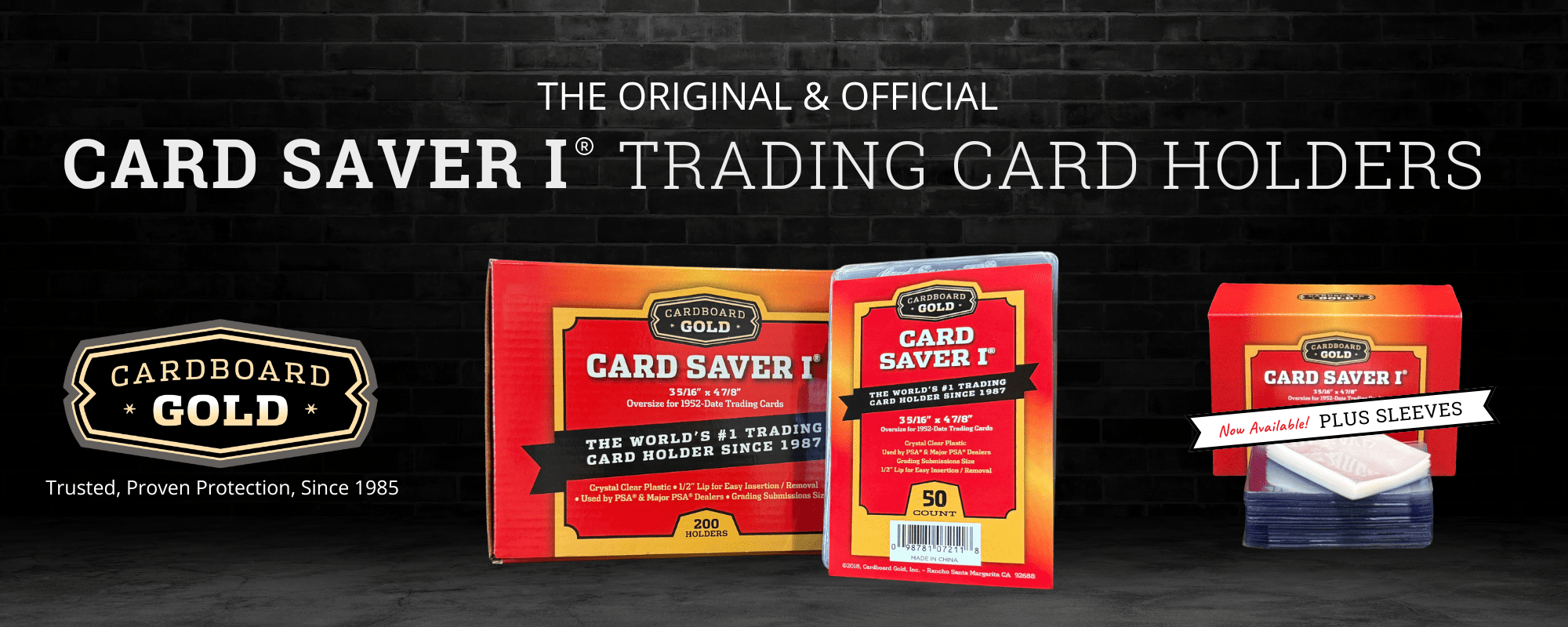 The Original & Official Card Saver Trading Card Holders