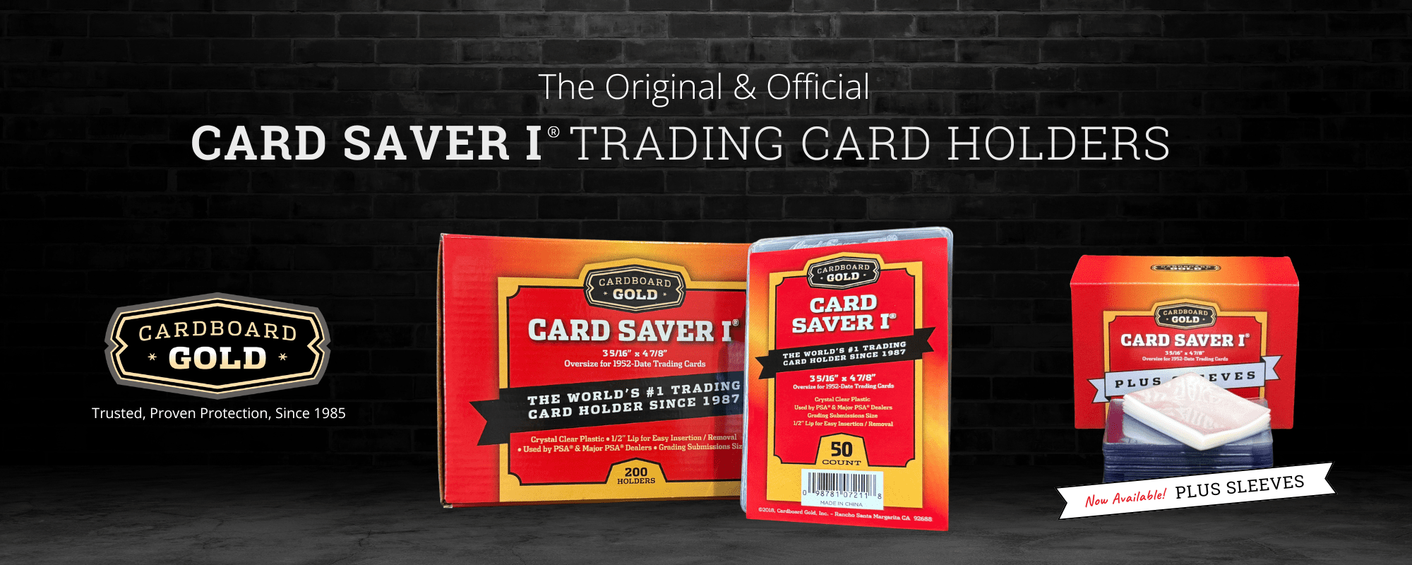 The Original & Official Card Saver Trading Card Holders