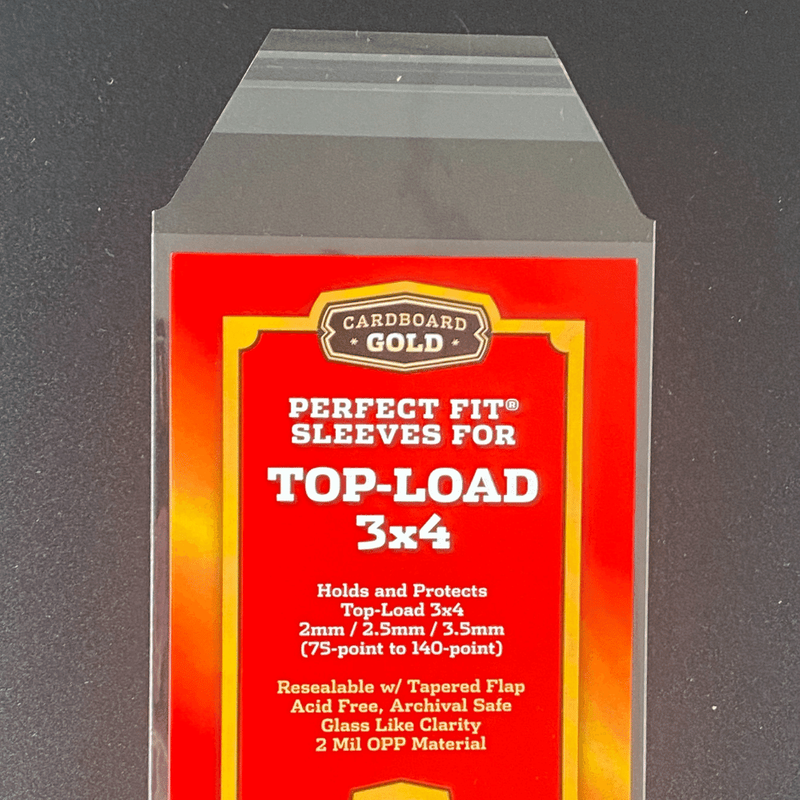 Perfect Fit Sleeves for Card Saver 1 Cardboard Gold