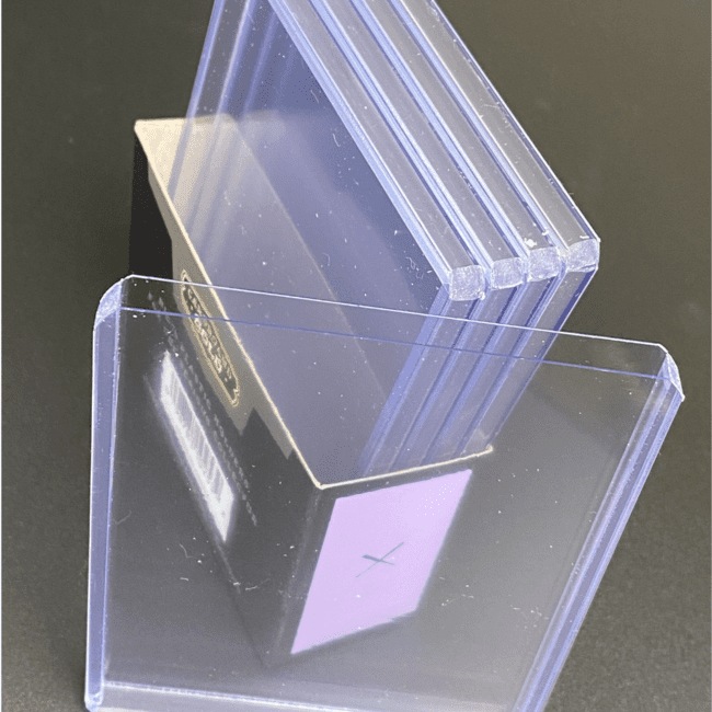 50 Pack CBG 3.5mm Jersey Toploaders - 140pt Thick Card Holders For