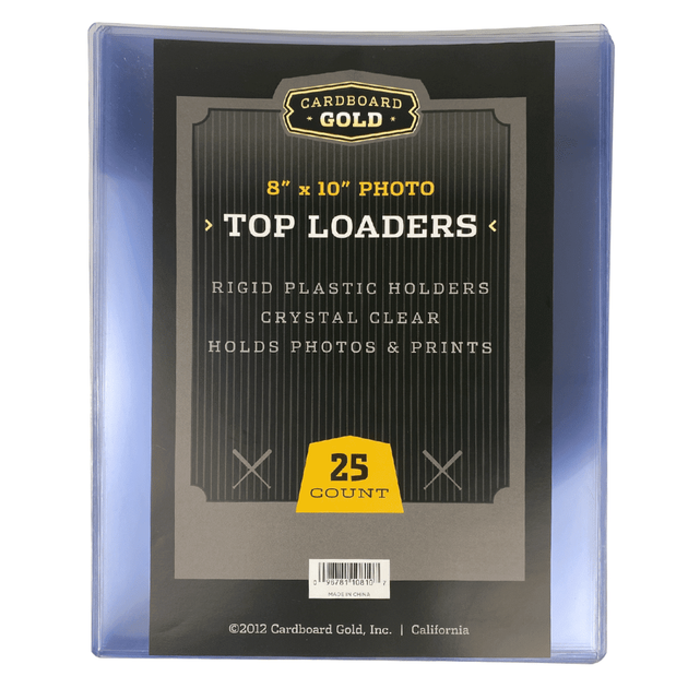 Top-Load 8x10 Photo Holder (Case/250) | Cardboard Gold