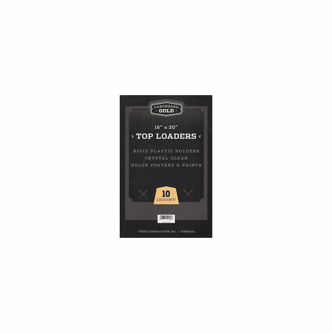 TopLoader 16x20 Photo Holder (Case/50) Cardboard Gold