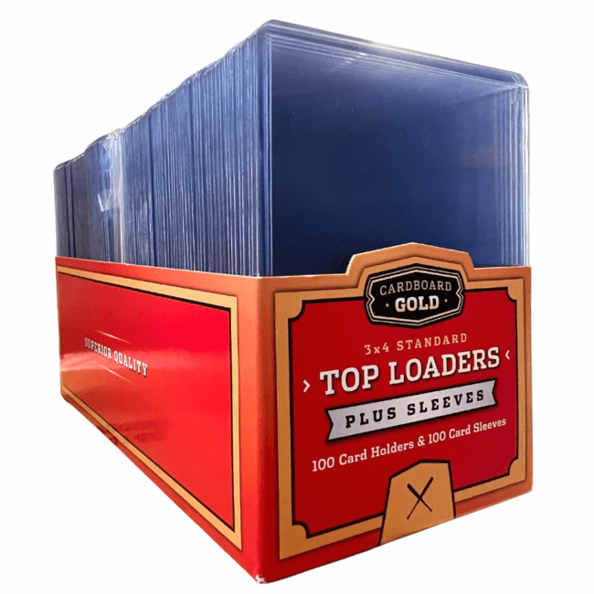 3x4 TopLoaders with Penny Sleeves, 100 Ct