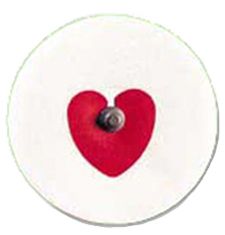 DYNATRACE Red Heart Foam EKG Electrode