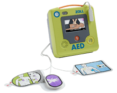 ZOLL AED-3 AUTOMATIC DEFIBRILLATOR COMPLETE PACKAGE