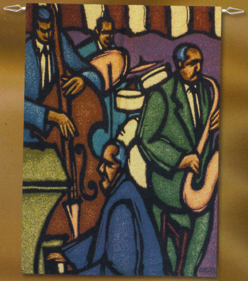 The Quartet Fine Art Tapestry, H42" x W35"