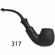 2025 Peterson Limited Edition Halloween Standard System Sandblasted Pipe