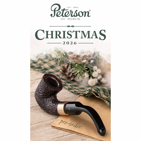 2026 Peterson Limited Edition Christmas Holiday Deluxe System Rusticated Pipe