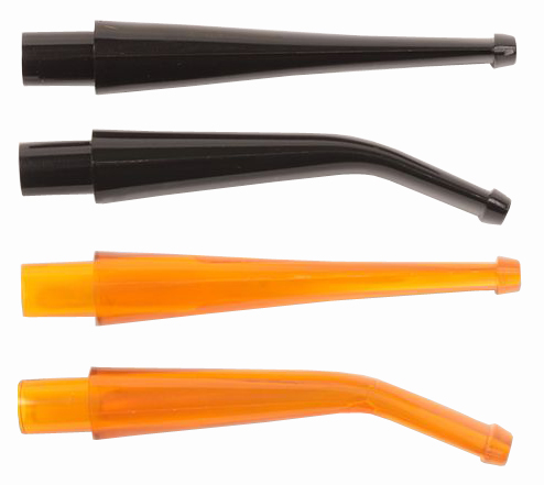 2 Pack Black or Amber Regular Filter Bit Stem for Corncob Pipe ...