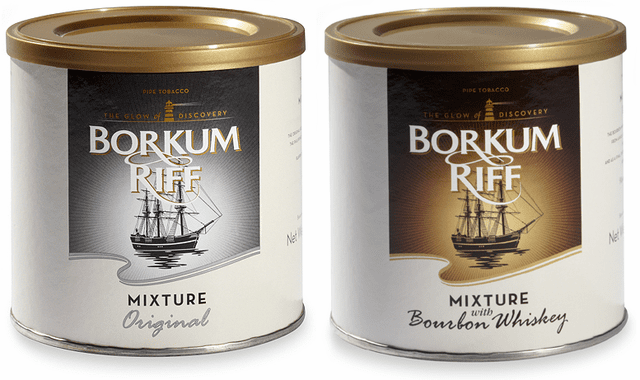 tobacco tin b&m price Borkum Riff Original Mixture or Bourbon Whiskey Pipe Tobacco Cans & Pouches