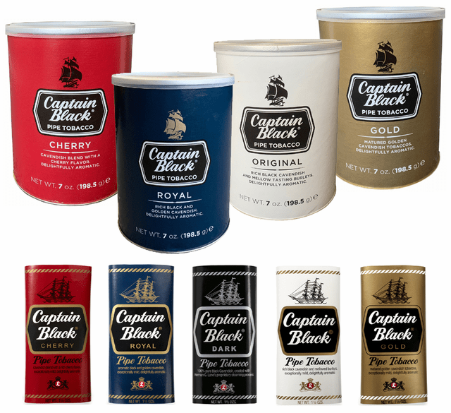 captain black pipe tobacco for sale Captain Black Pipe Tobacco Pouches & Cans
